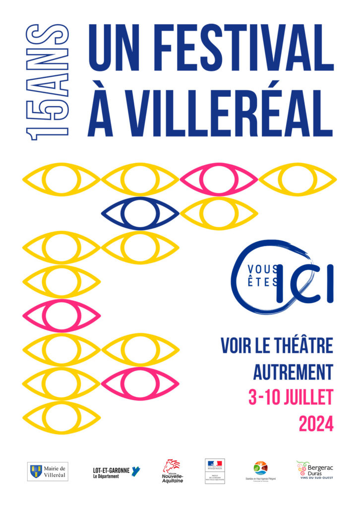 Conception d'affiche d'un festival à Villeréal édition 2024