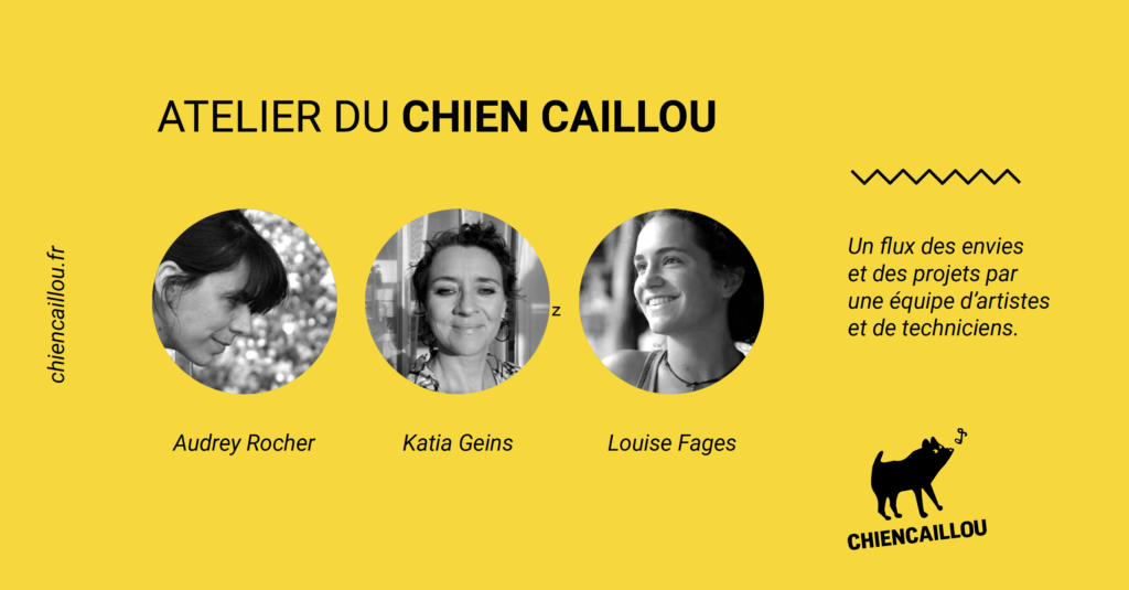 identité visuelle chien caillou événements